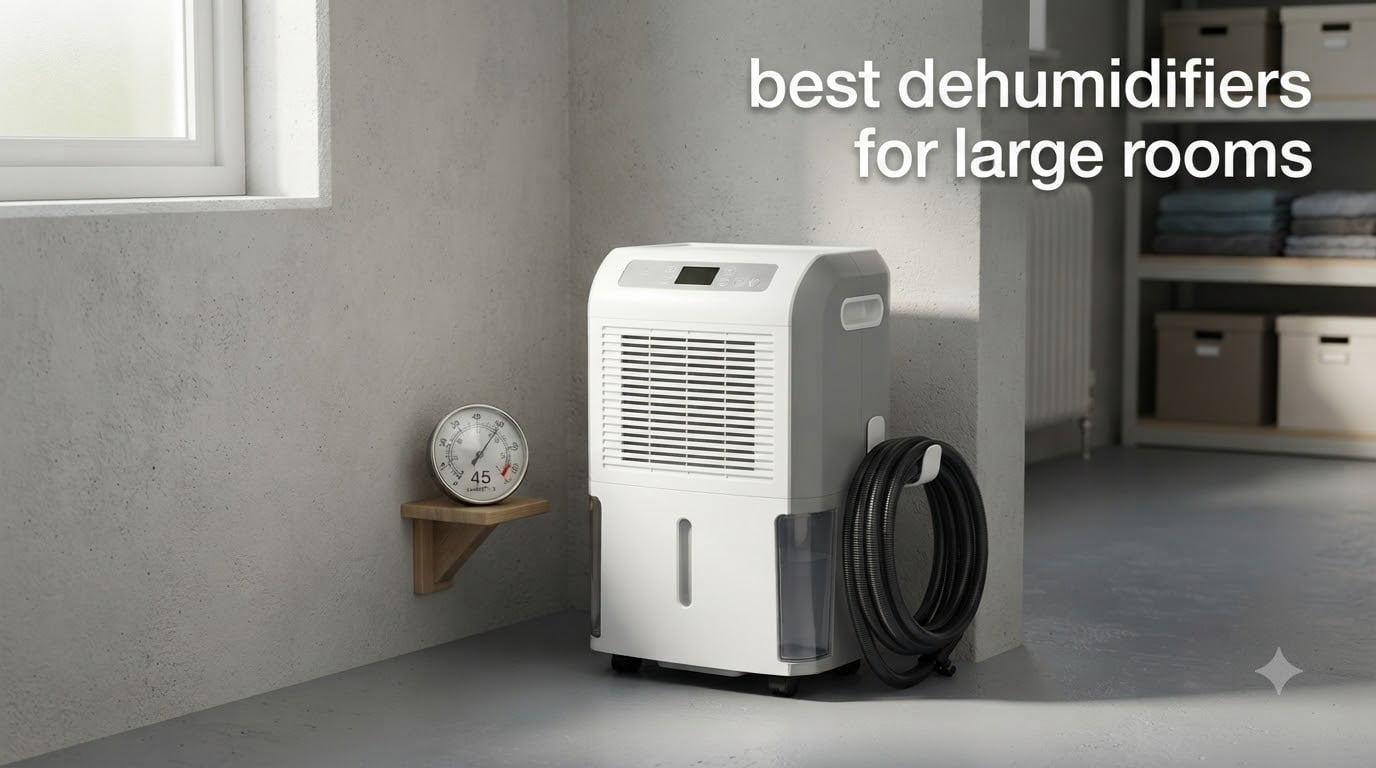 best dehumidifiers for large rooms