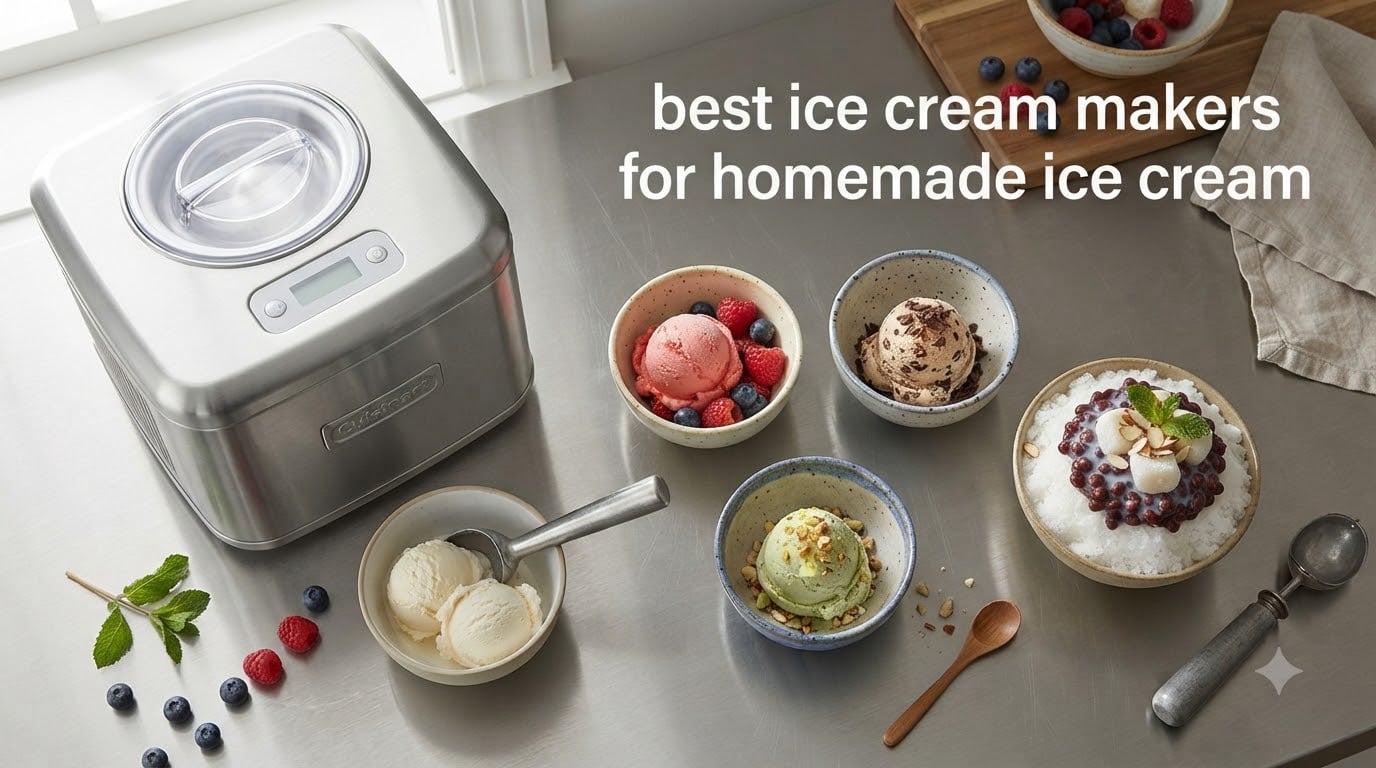 best ice cream makers for homemade ice cream