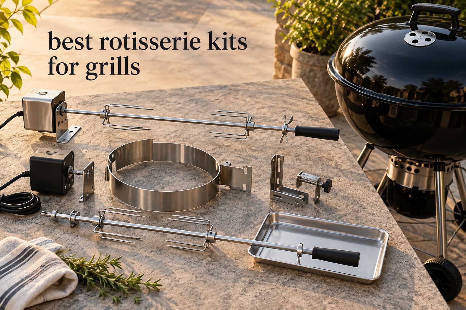 best rotisserie kits for grills