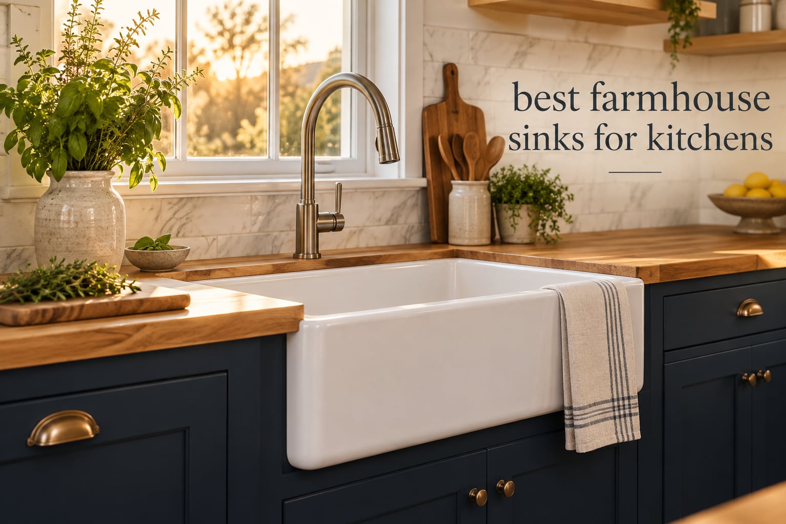 best farmhouse sinks for kitchens