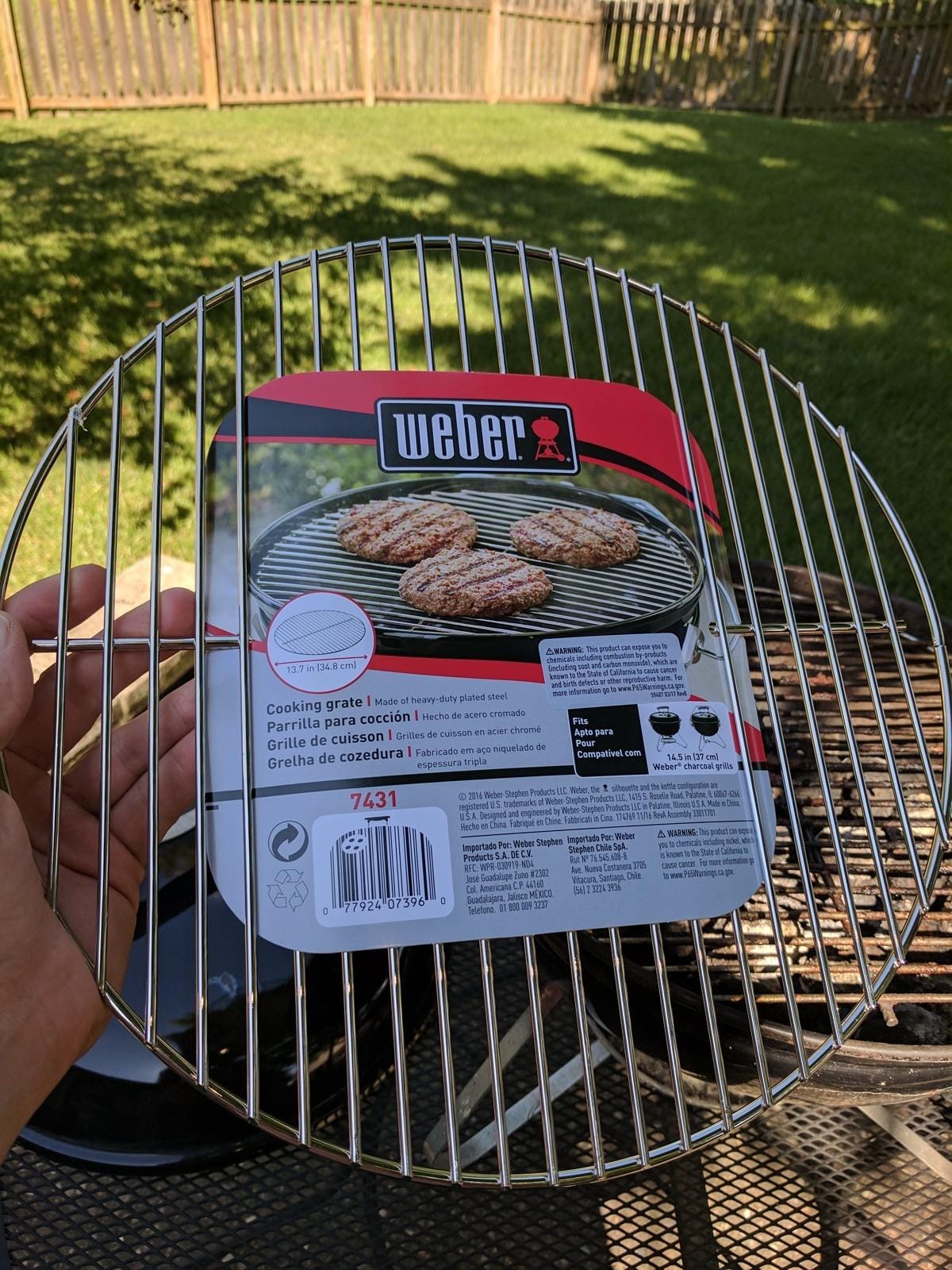 Weber® Charcoal Cooking Grate for 14