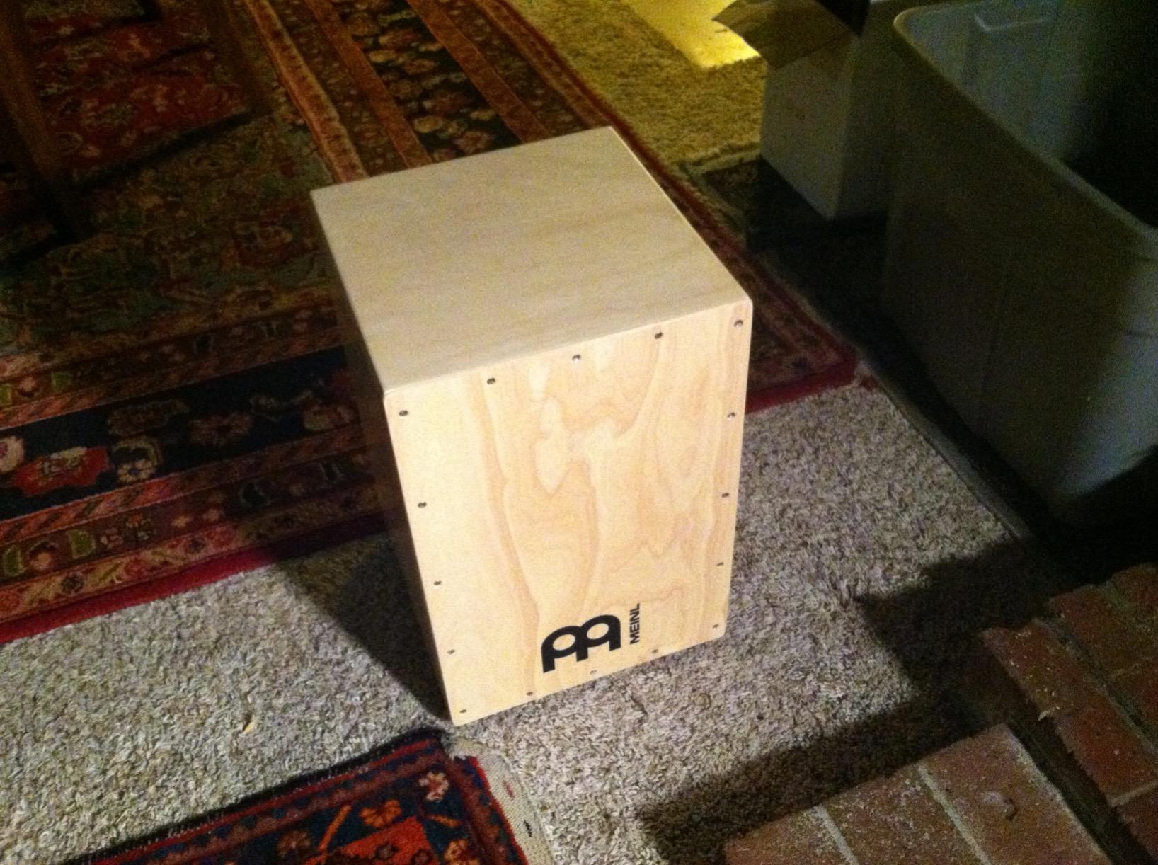 String Cajon Box Drum Instrument with Internal Snare Strings, Adjustable — NOT MADE IN CHINA — Play with Your Hands, 2-YEAR WARRANTY customer photo 2
