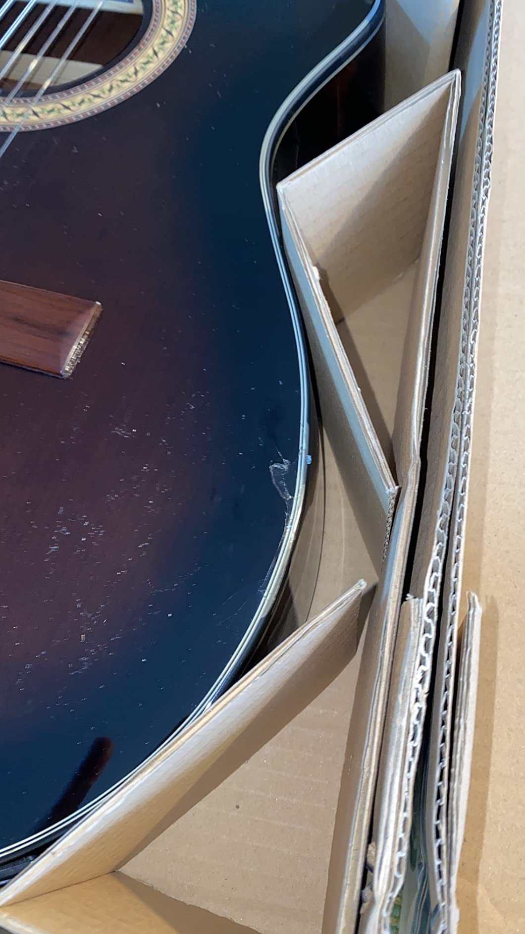 IbanezGA35TCEDVS Thinline Acoustic-Electric Classical GuitarDark Violin Burst customer photo 1
