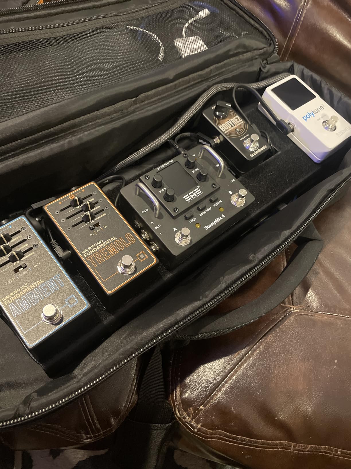 OnStage On-Stage GPB2000 Compact Pedal Board with Gig Bag, Black customer photo 2