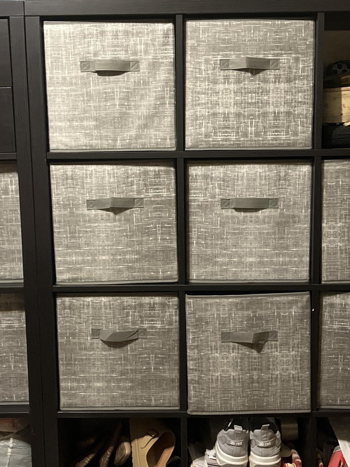 SONGMICS Storage Cubes, Set of 6, 11-Inch Foldable Closet Organizers customer photo 2