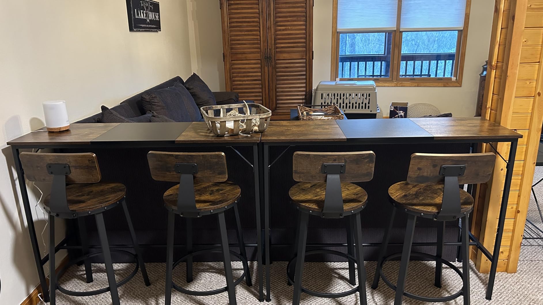 HOOBRO Bar Table, 47.1