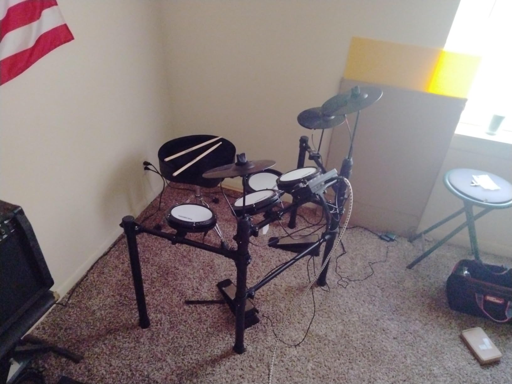 MOSEN Quiet Electric Drum Set Beginner,195+ Sounds & 25 Drum Kits,MED-X3 customer photo 1