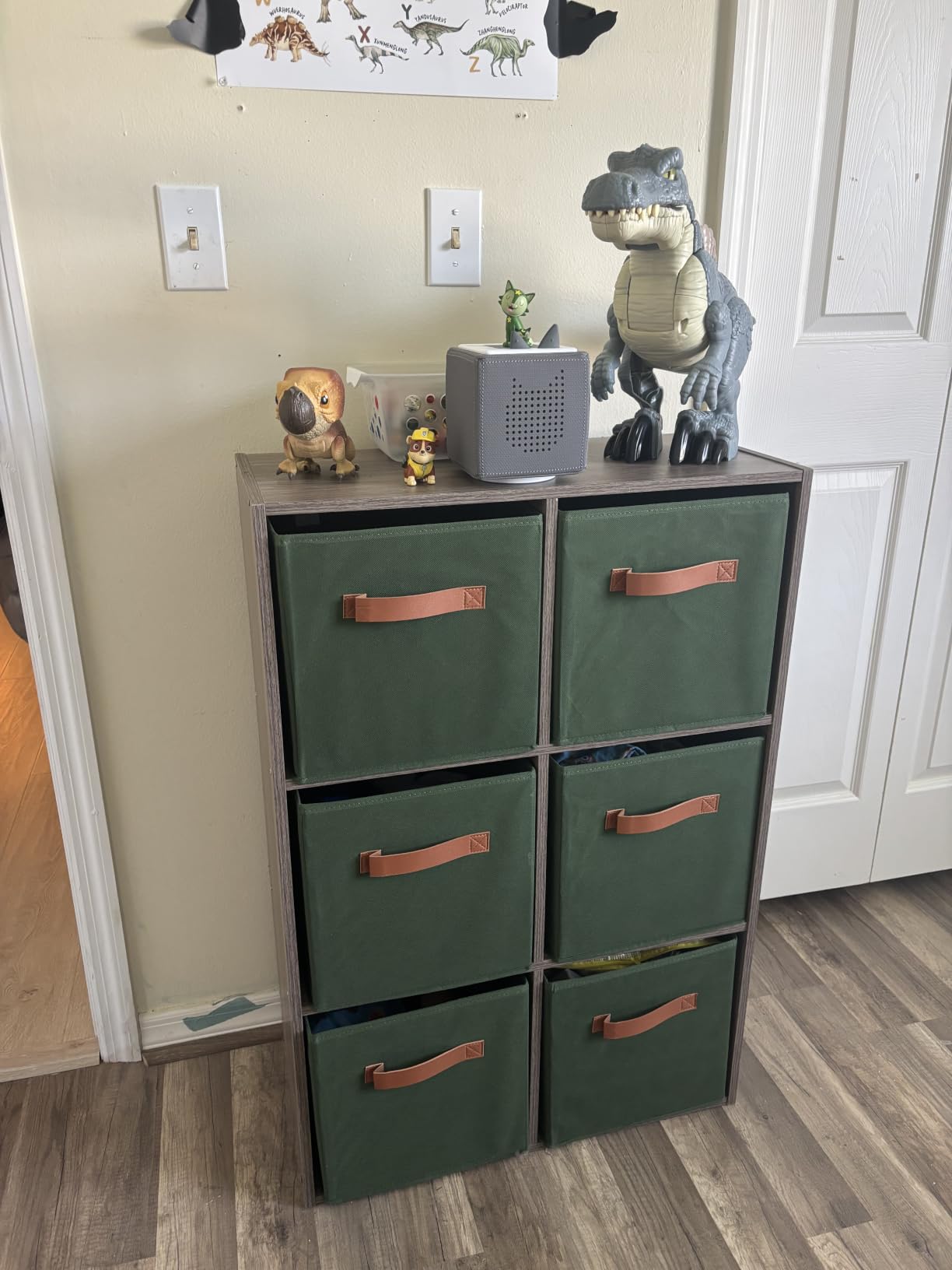 GRANNY SAYS 11 Inch Fabric Storage Cubes, 6-Pack, Sage Green customer photo 1