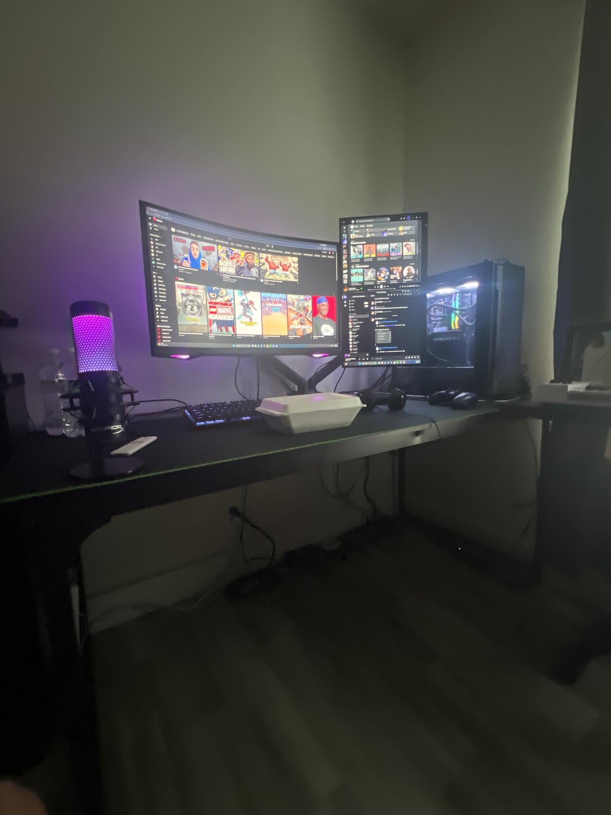 PRAISUN 47 X 24 Inch Computer Desk with Deeper Desktop customer photo 2