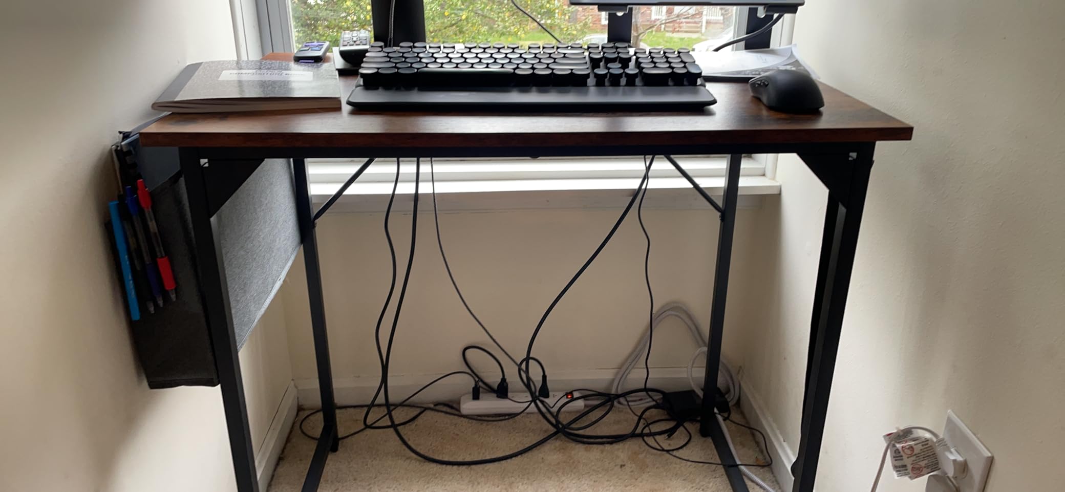 DUMOS 48-Inch Computer Desk with Drawers and Hook for Home Office customer photo 2