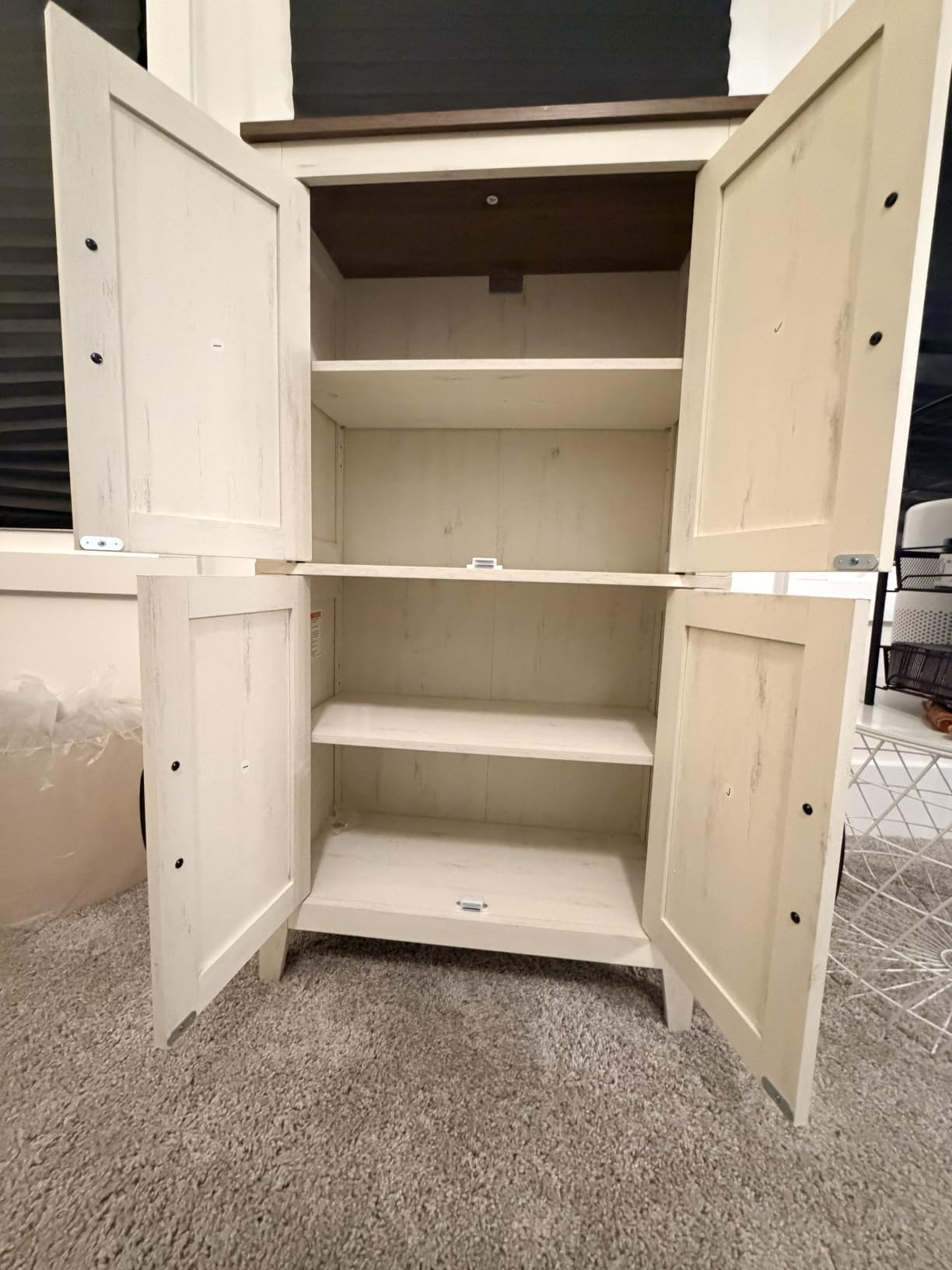 VASAGLE Tall Bathroom Cabinet, Narrow Space Saver, 15.7 x 12.4 x 67.3 inch customer photo 2
