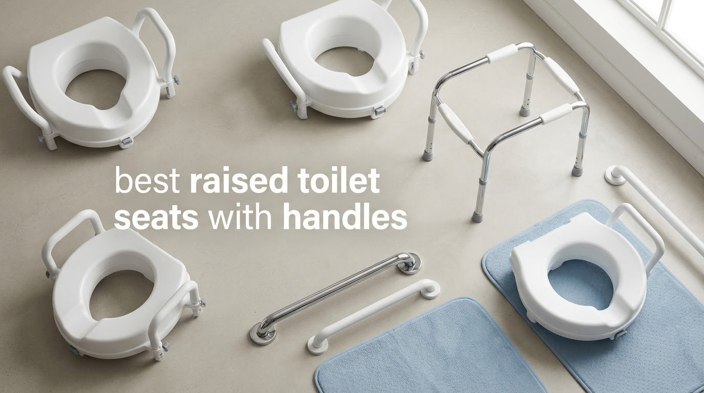 best raised toilet seats with handles
