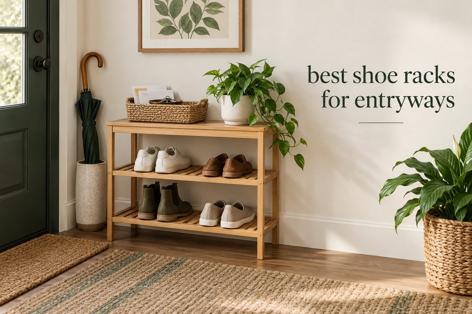 best shoe racks for entryways