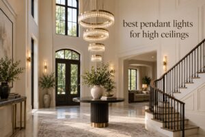 best pendant lights for high ceilings