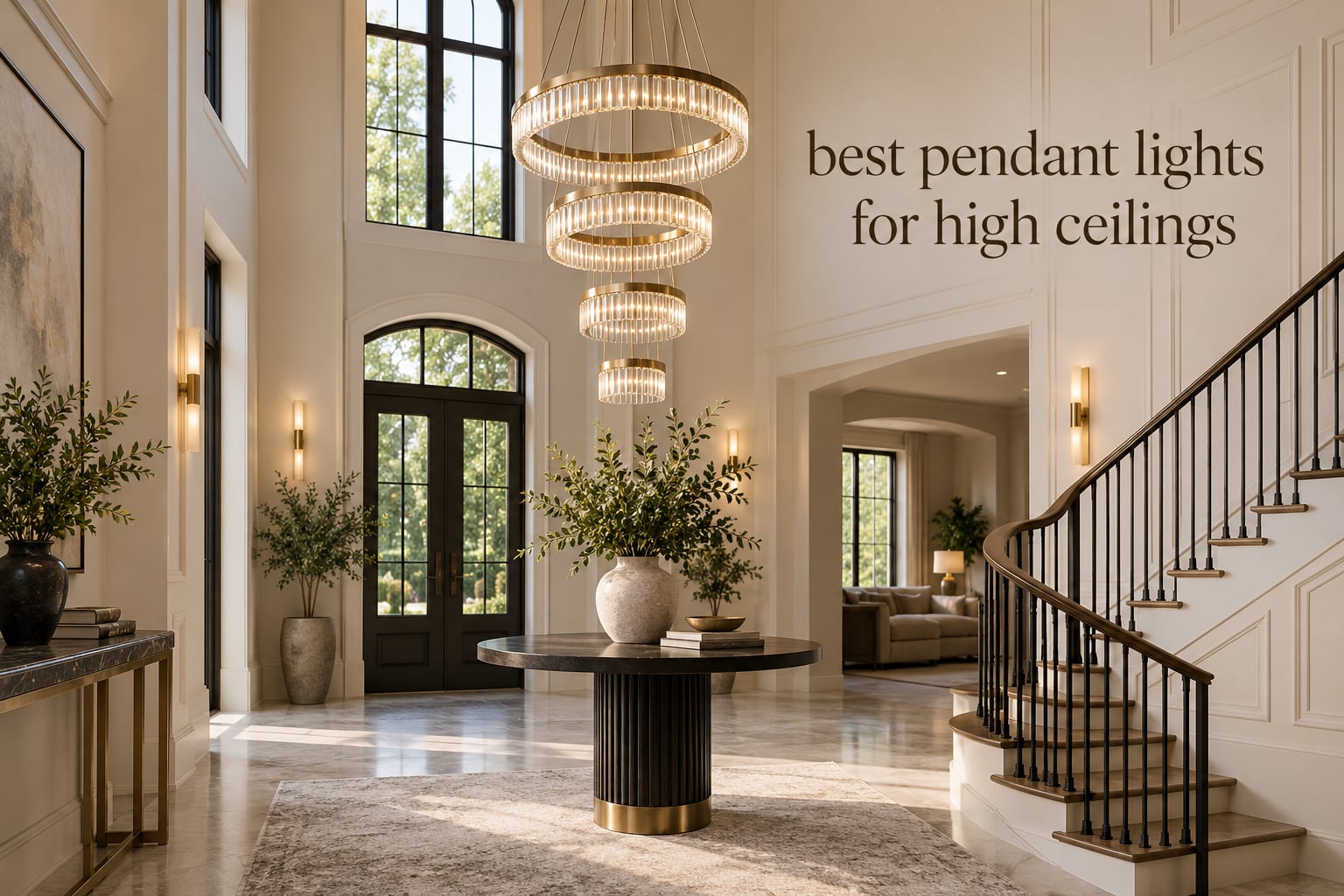 best pendant lights for high ceilings