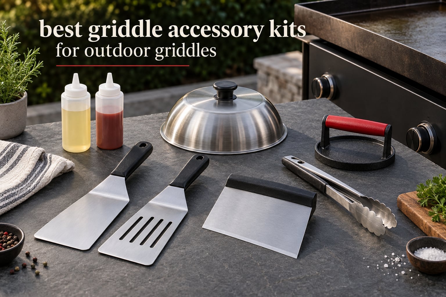 best griddle accessory kits for outdoor griddles