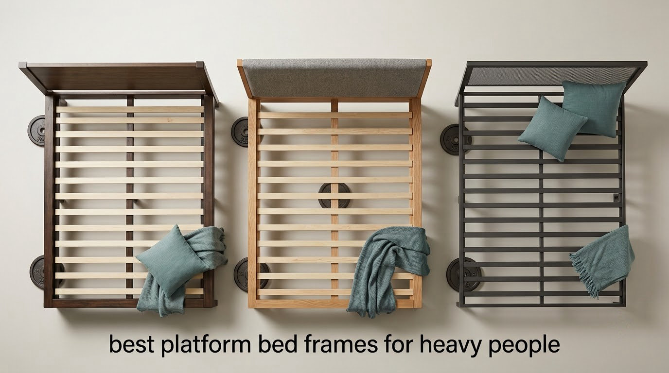 best platform bed frames for heavy people