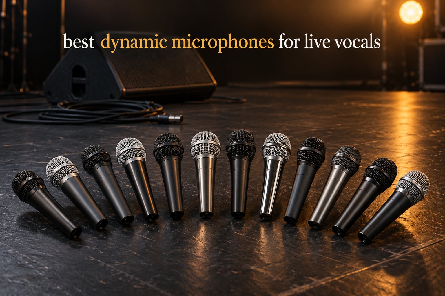 best dynamic microphones for live vocals