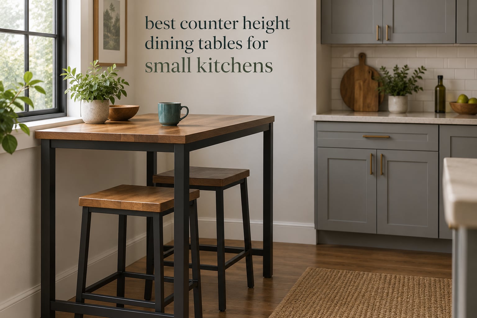 best counter height dining tables for small kitchens