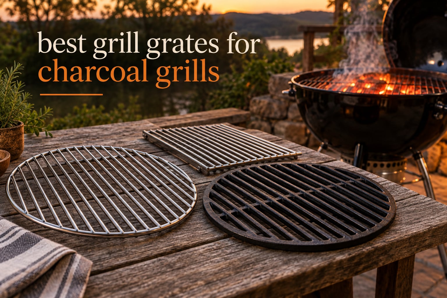 best grill grates for charcoal grills
