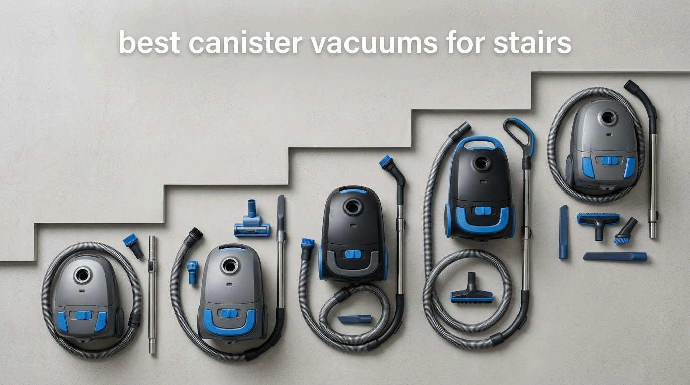best canister vacuums for stairs