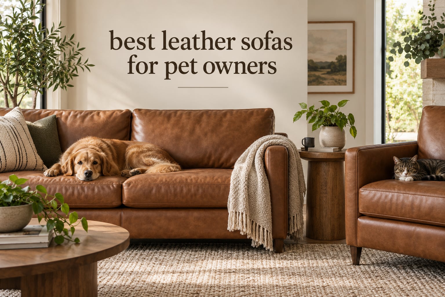 best leather sofas for pet owners