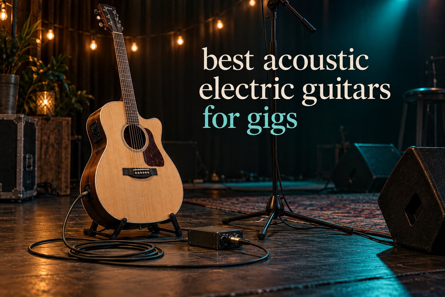 best acoustic electric guitars for gigs