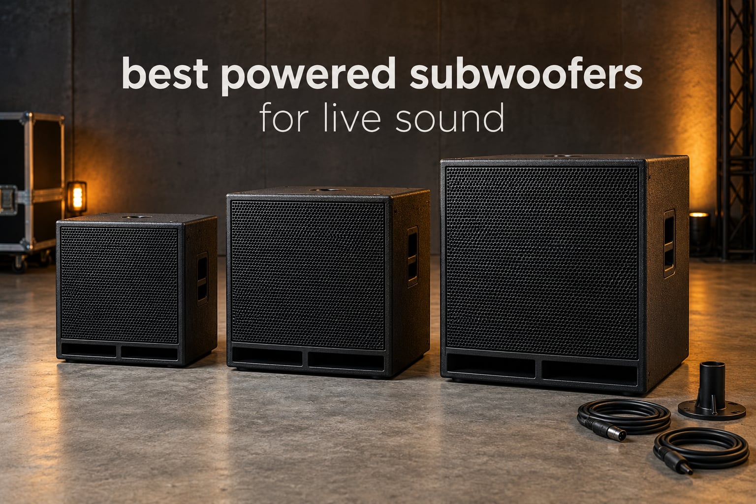best powered subwoofers for live sound