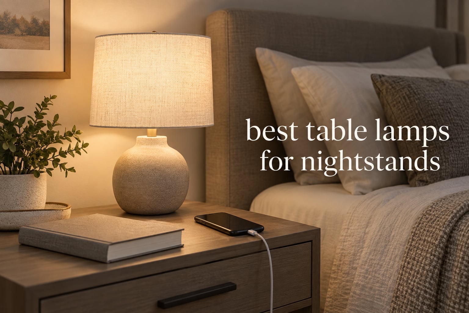 best table lamps for nightstands