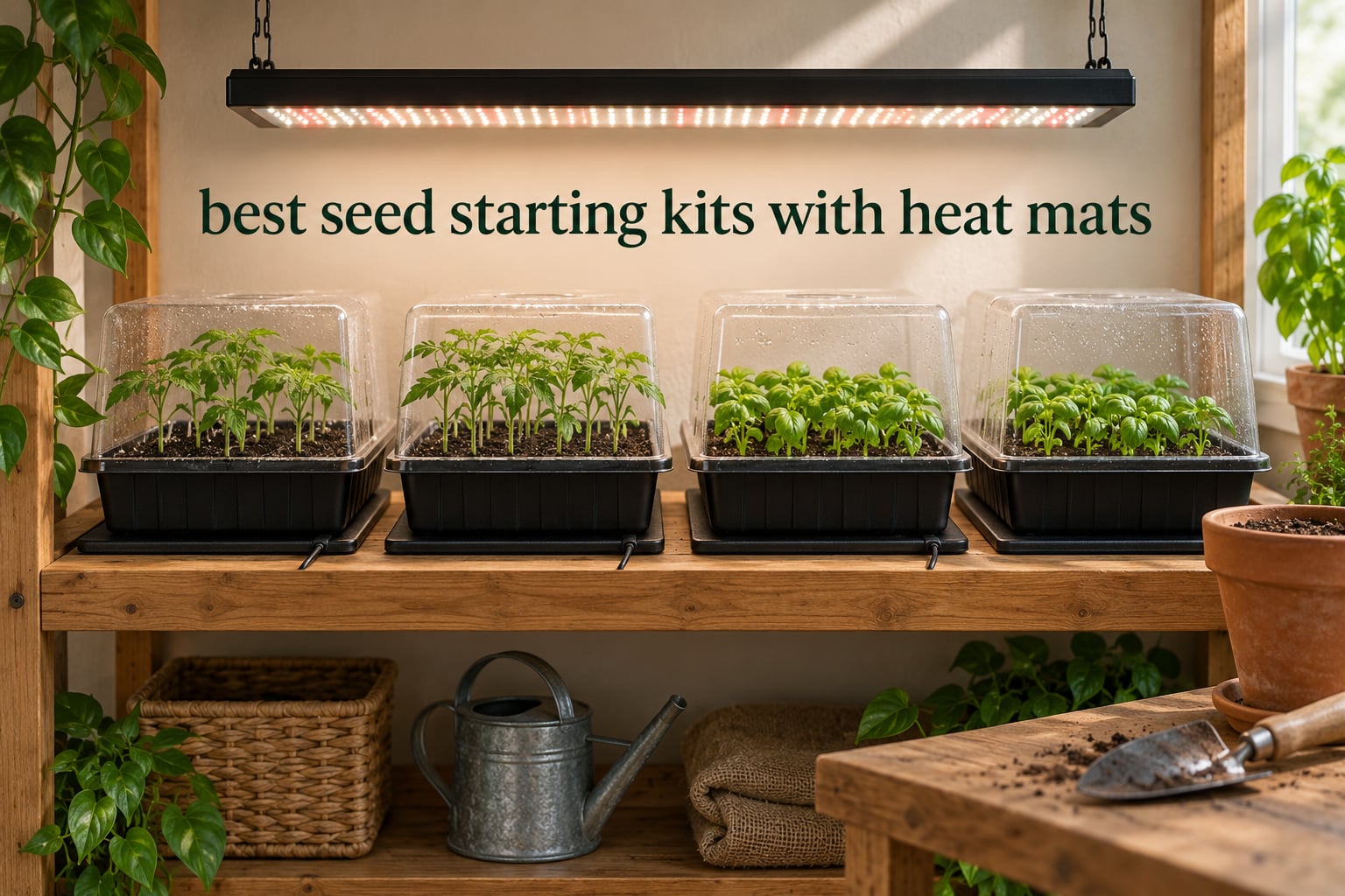 best seed starting kits with heat mats