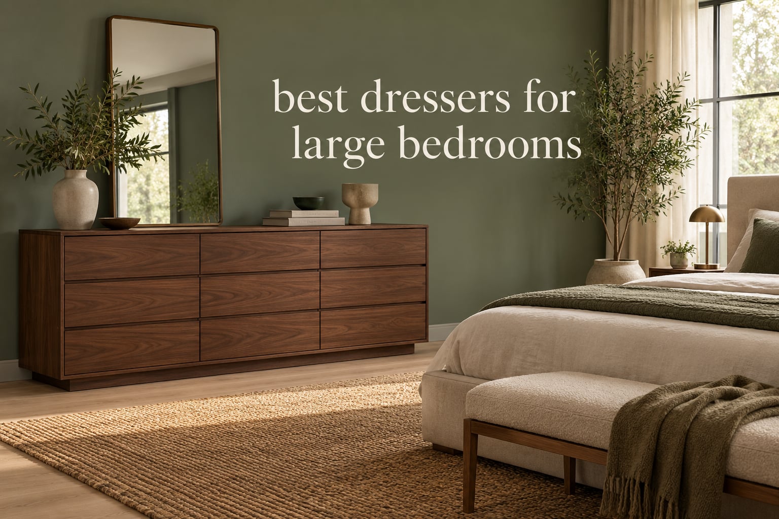 best dressers for large bedrooms