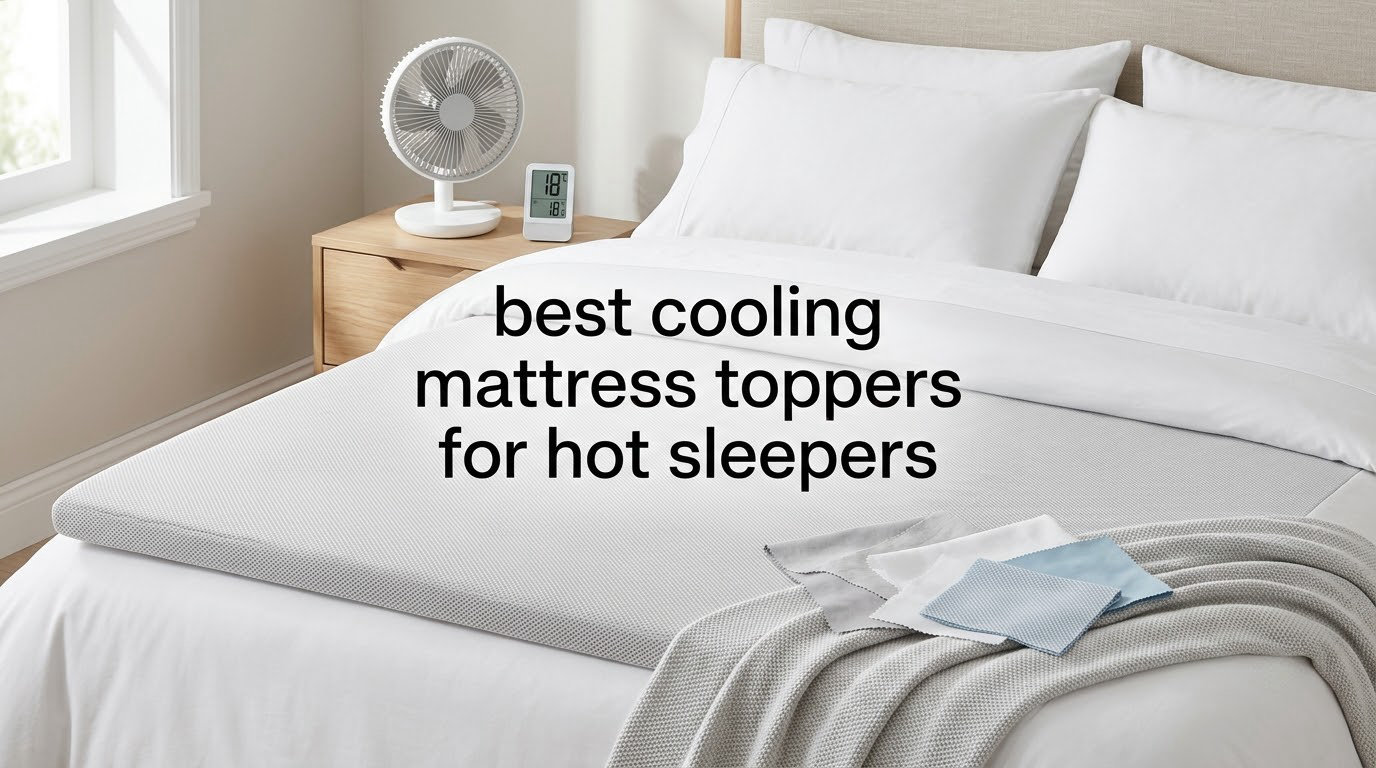 best cooling mattress toppers for hot sleepers