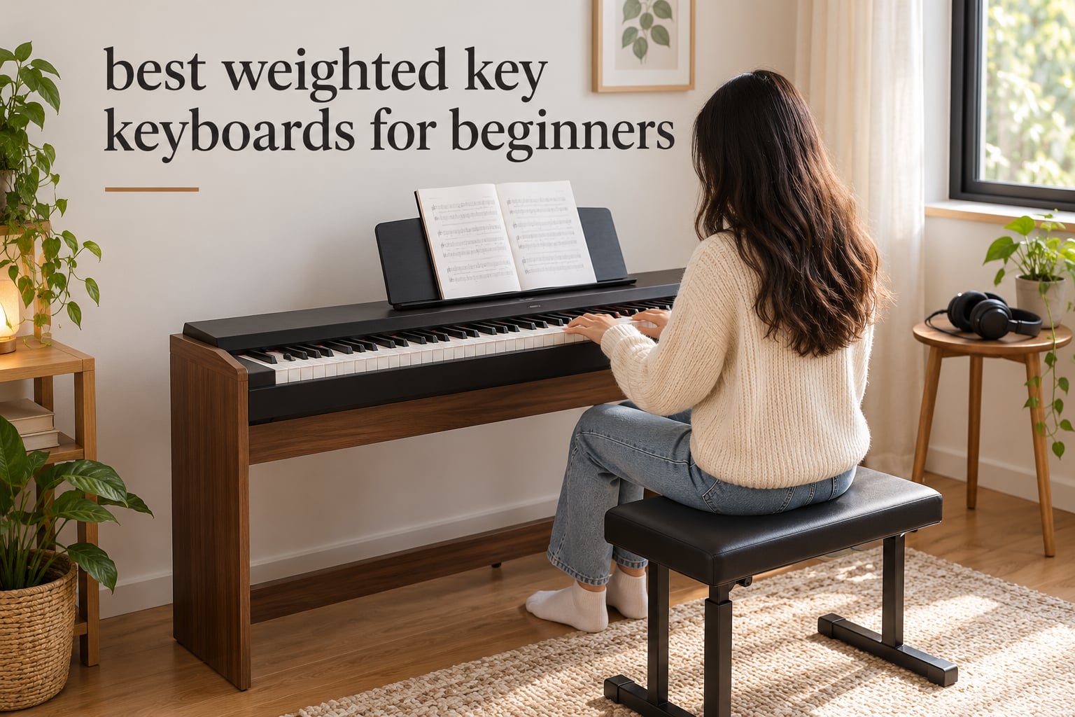 best weighted key keyboards for beginners