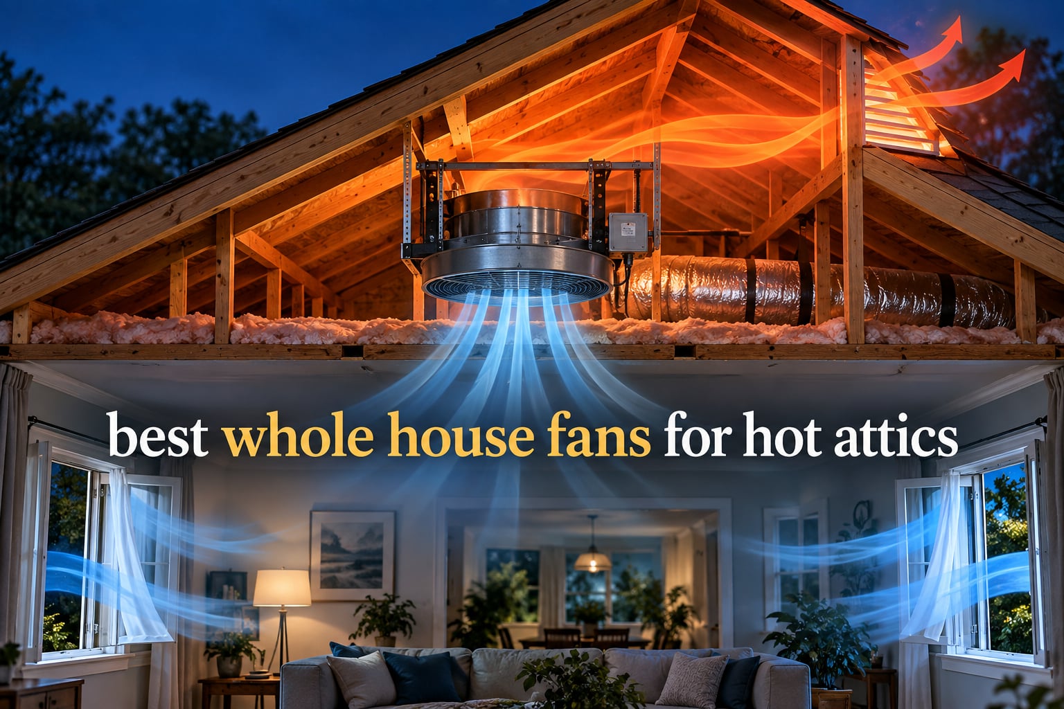 best whole house fans for hot attics