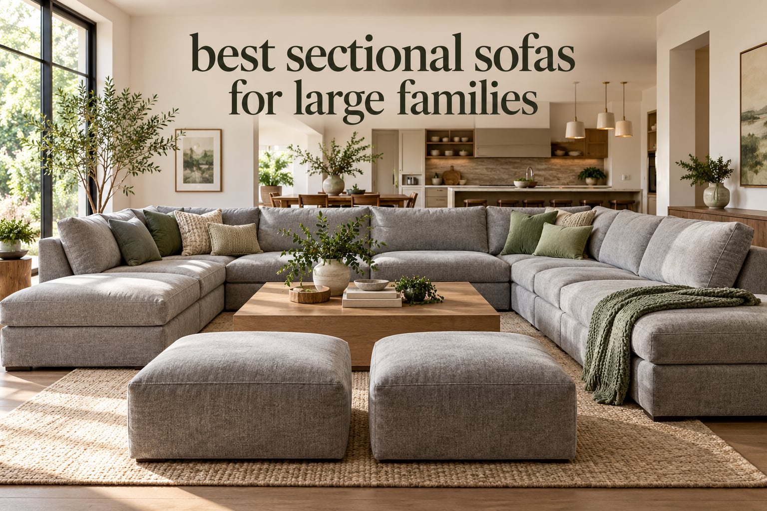 best sectional sofas for large families