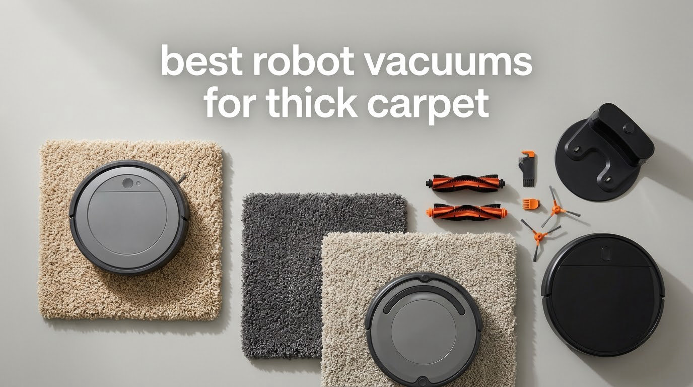 best robot vacuums for thick carpet