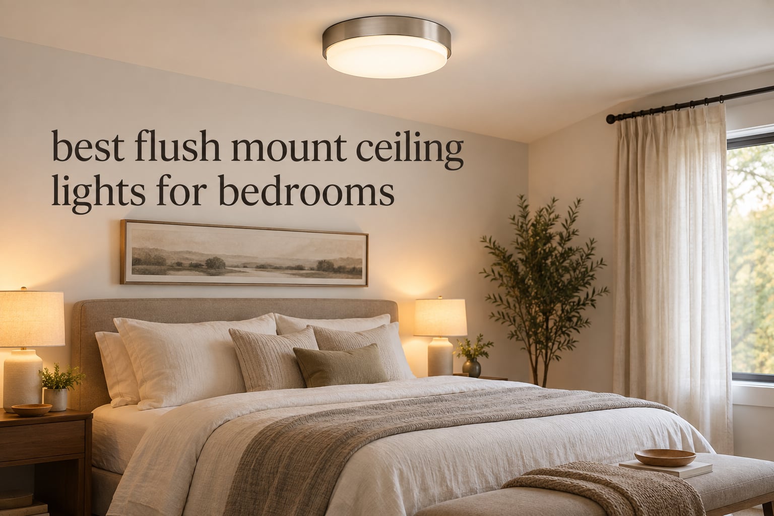 best flush mount ceiling lights for bedrooms