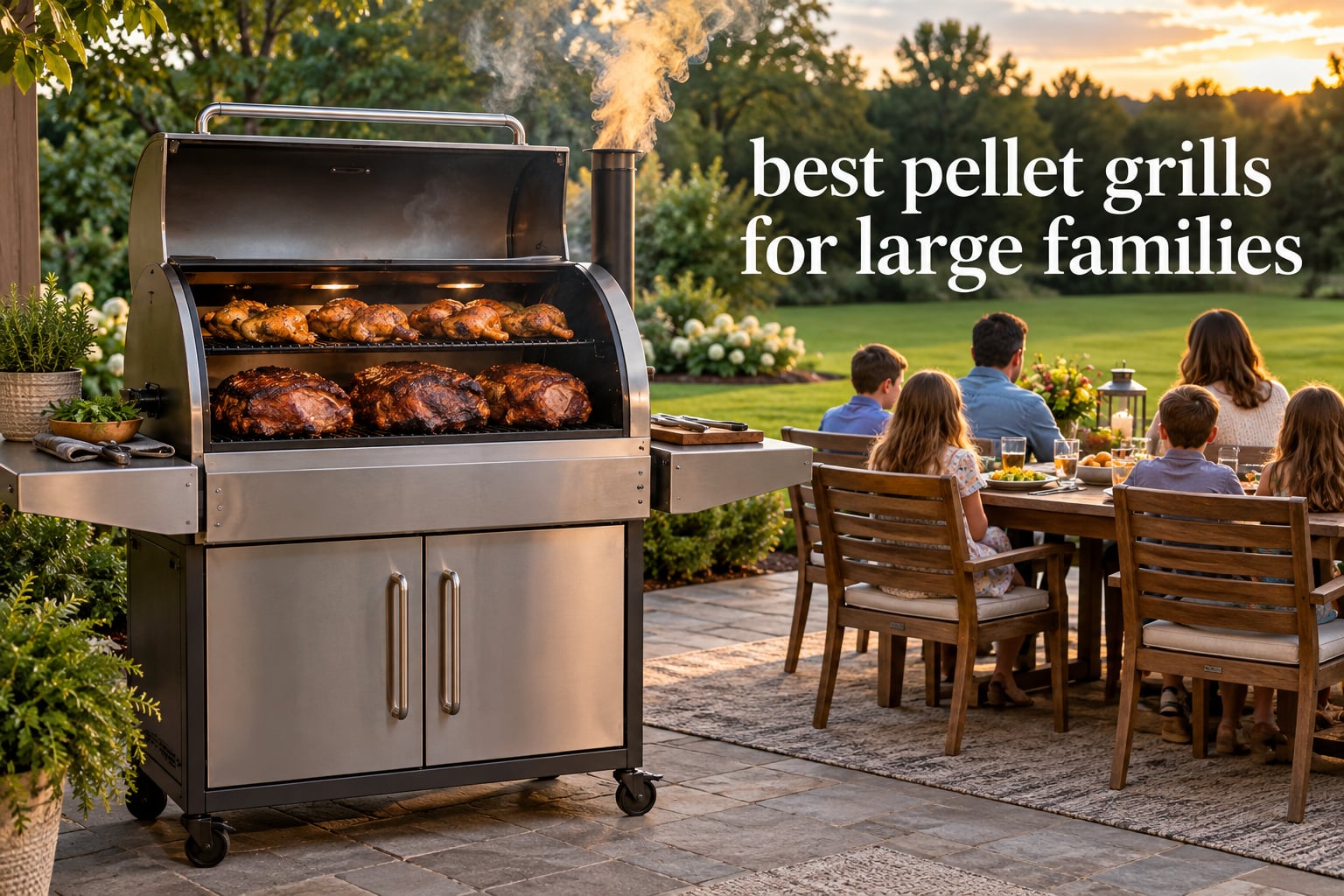 best pellet grills for large families