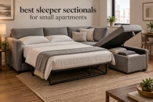 best sleeper sectionals for small apartments