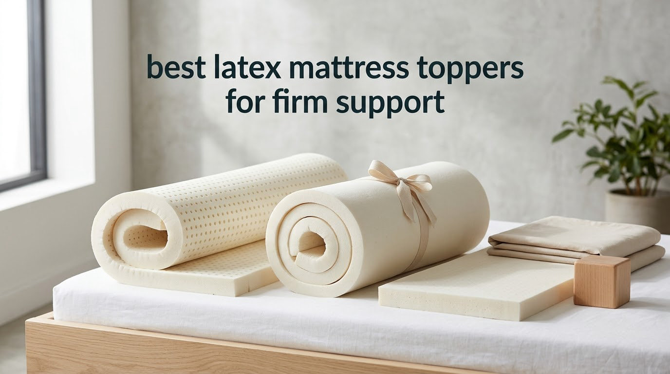 best latex mattress toppers for firm support